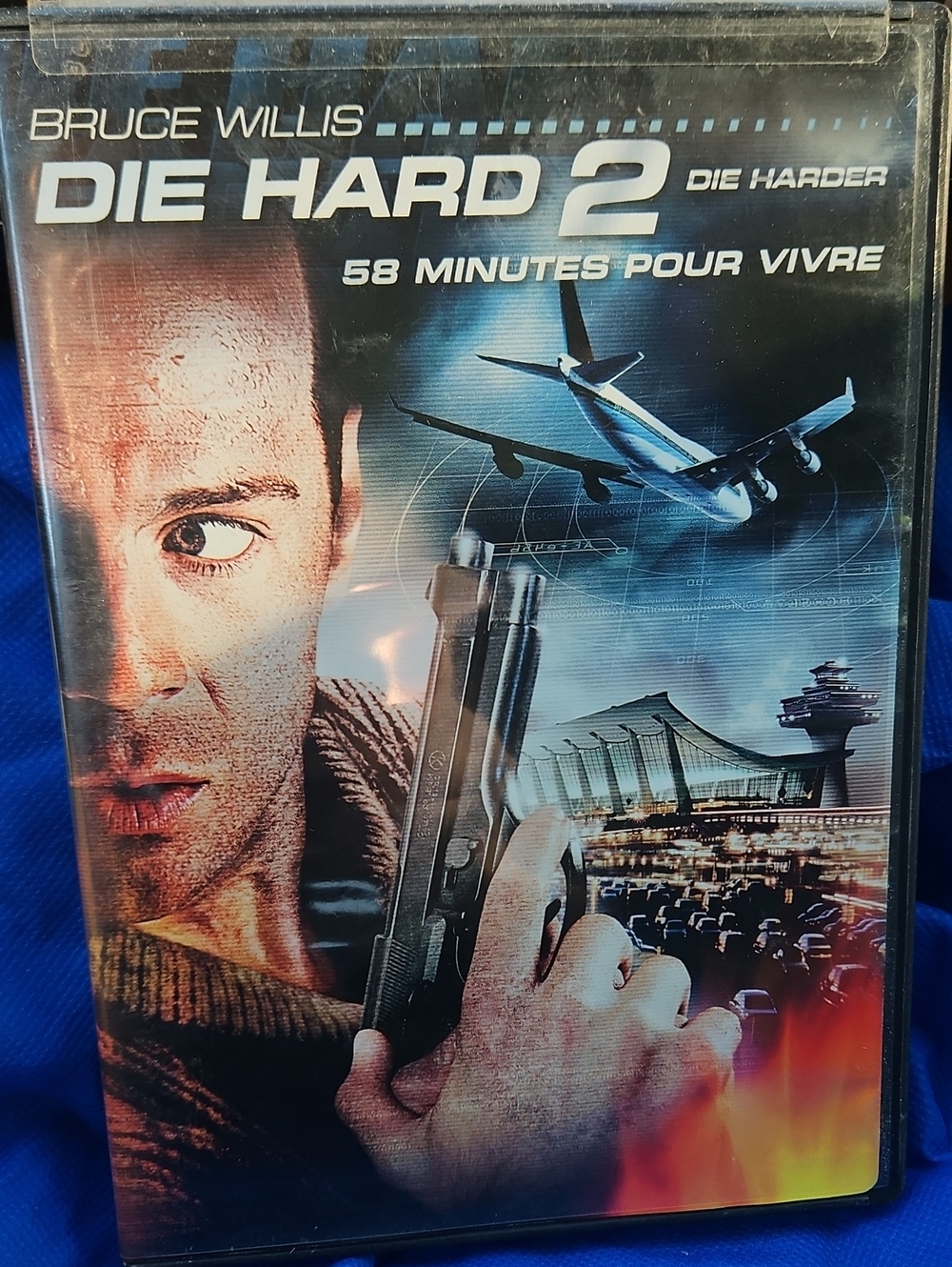🌟3/$25🌟 Die Hard 2 (Bruce Willis) Movie DVD - Blue, Black, Orange Artwork